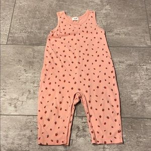 Oeuf Strawberry Romper EUC